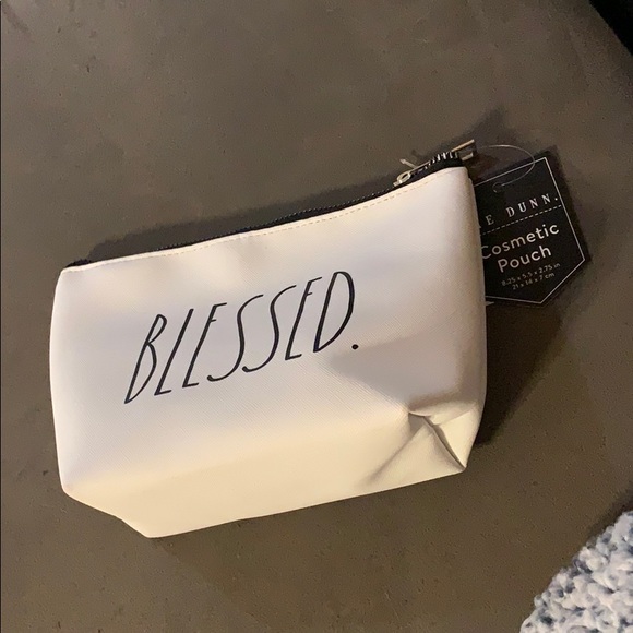 Rae Dunn Handbags - Rae Dunn “BLESSED” Cosmetic Pouch